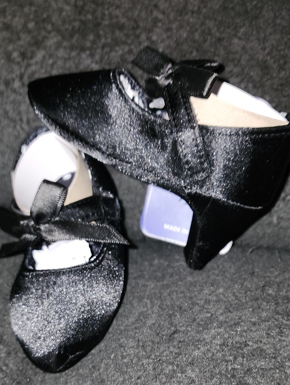 Baby Black Heels 3/6months New Girl